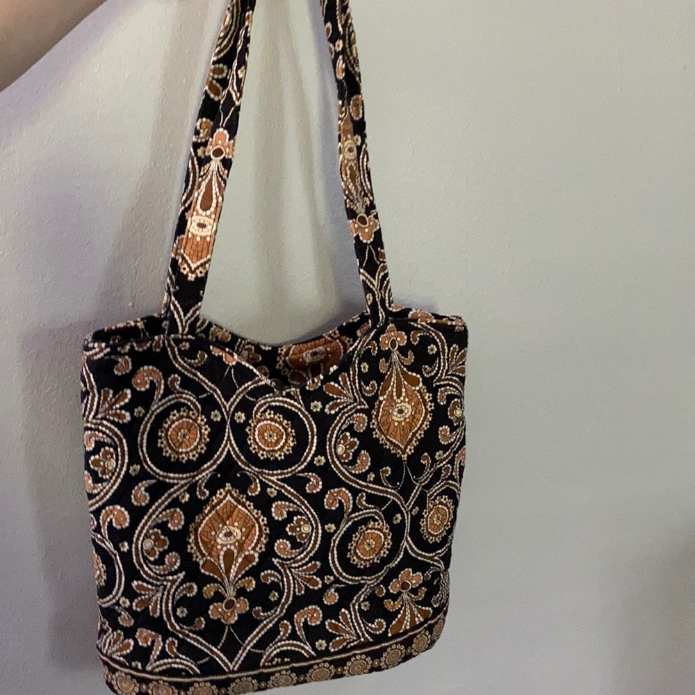 Vera Bradley quilted tote bag purse